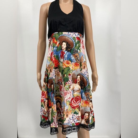 NWT Hemet Chic Sleeveless Dress Size XL 100% Cotton - Picture 1 of 10